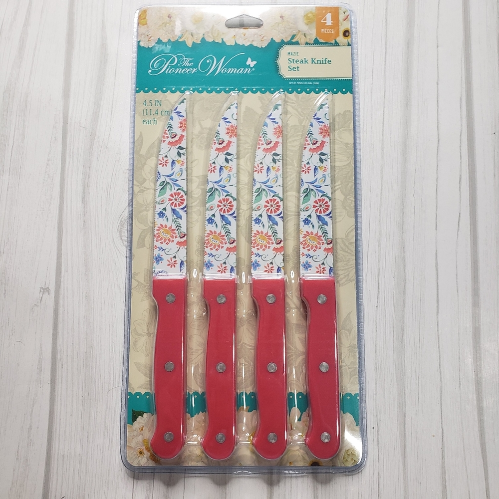 Pioneer Woman Mazie Steak Knife Set